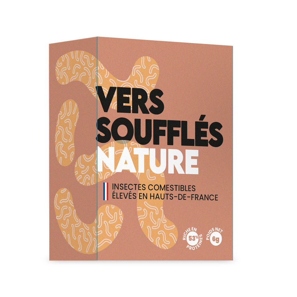 Vers De Farine Soufflés Salé